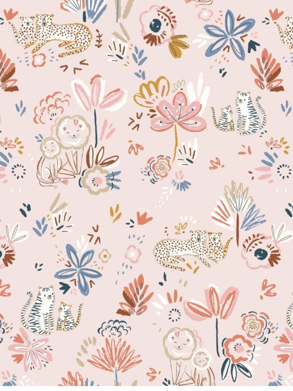 Magnetic Me Dandy Lions Footie 6-9 Months Pink Modal - Picture 4 of 8